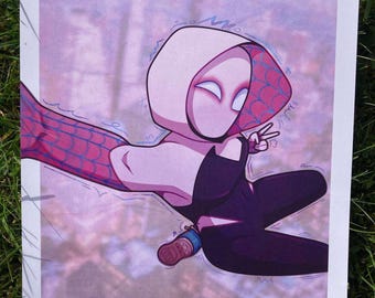 Impressão A4 da Spider-Gwen | Spiderverse