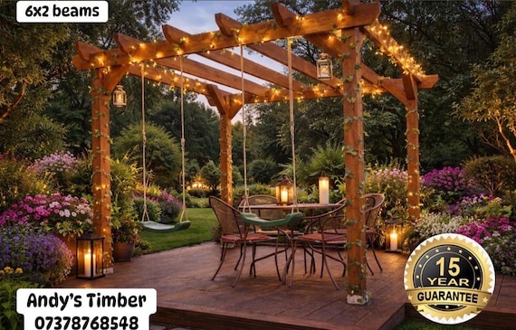 PERGOLA HEAVY DUTY /Gazebo & 15 years guarantee of rot free
