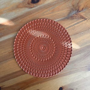 Gelassenheit Spirale Mandala Gummi Textur Stempel - 8 "Durchmesser