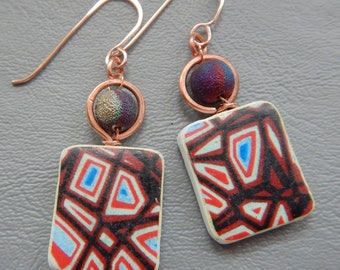 Earrings with Artisan Components 2019 E-166