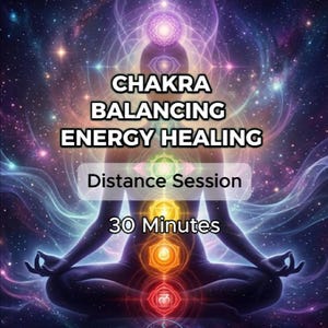 30 Minute Distance Spiritual Therapy Session for Complete 7 Chakra Alignment
