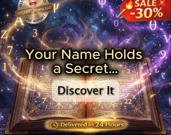 Your Name Secret Numerology PDF: Personalized Spiritual Energy and Destiny Reading