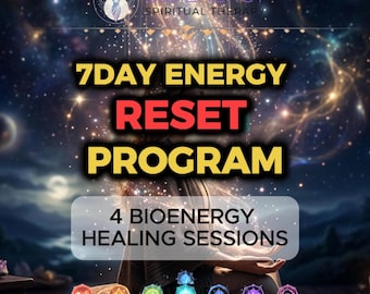 7 Day Energy Reset Program: Chakra Balancing Sessions PDF Guide and Spiritual Audio