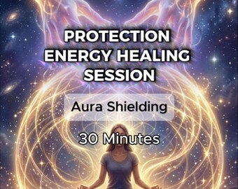 Distance Energetic Shielding and Aura Protection Session: Spiritual Therapy for Empaths