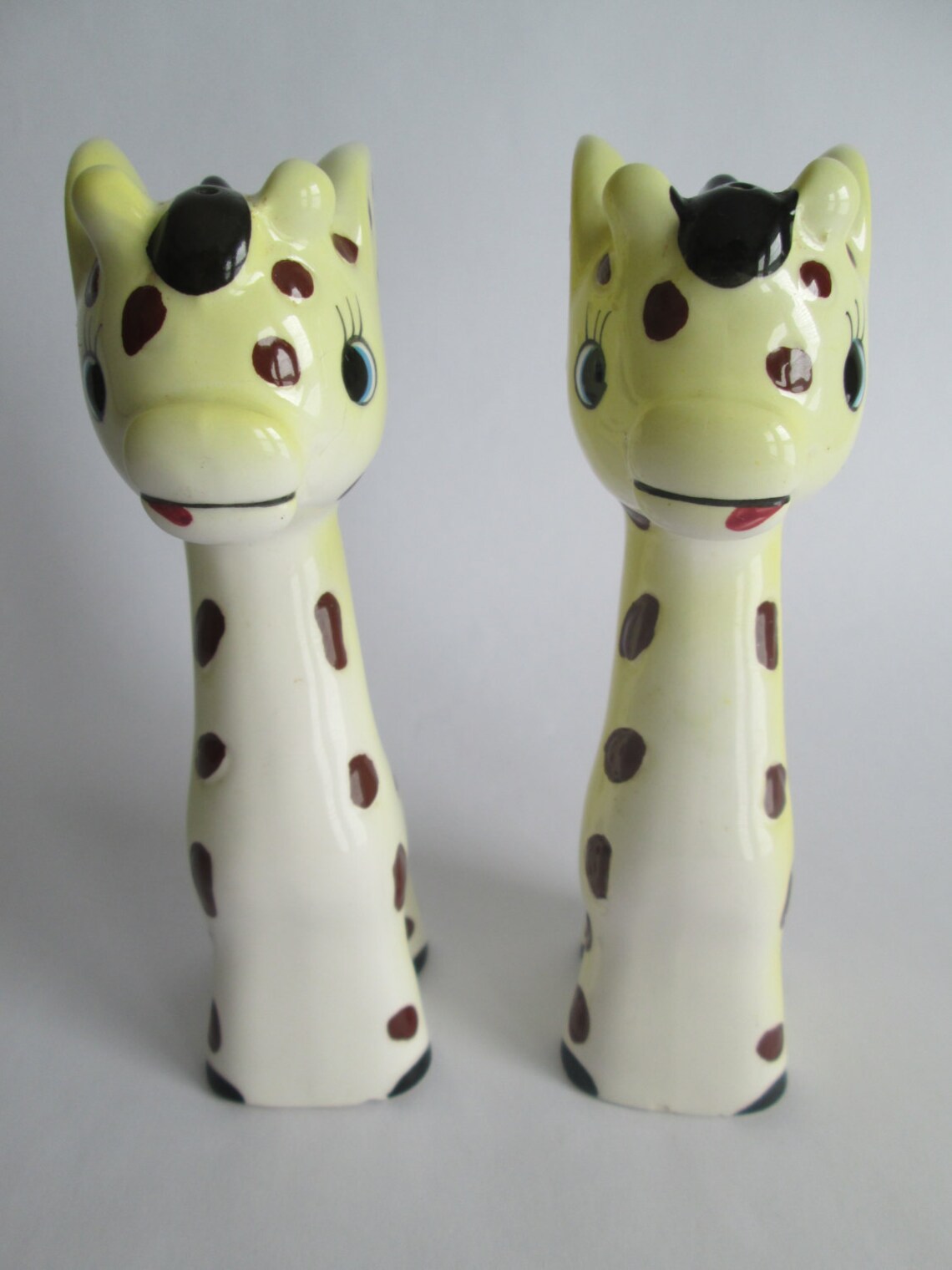 Vintage Giraffe Salt and Pepper Shakers Japan anthropomorphic Etsy