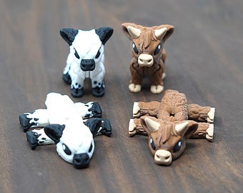 3D Printed Highland Cow | Rustic Farmhouse Decor
