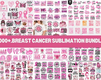 Breast Cancer Awareness SVG Bundle: 1000+ Designs (Digital Download)