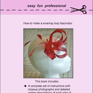 How to make a sinamay loop fascinator