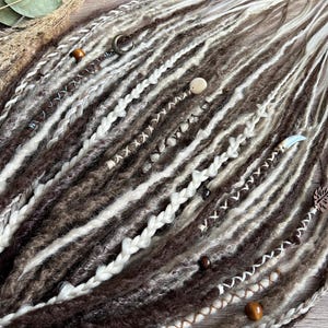 Ombre Brown to Blonde Synthetic Dreads: Boho Crochet Dreadlock Extensions