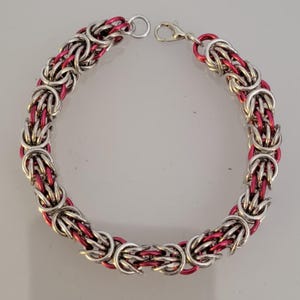 Handmade Trizantine Chainmaille Bracelet