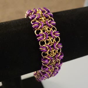 Handmade Rondo Weave Chainmaille Bracelet