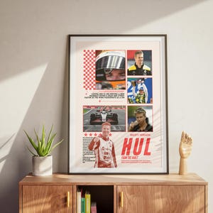 Nico Hülkenberg F1 Poster: Haas Racing Wall Art (Digital Download)