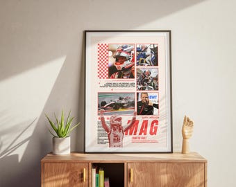 Kevin Magnussen F1 Poster: Haas Racing Wall Art (Digital Download)