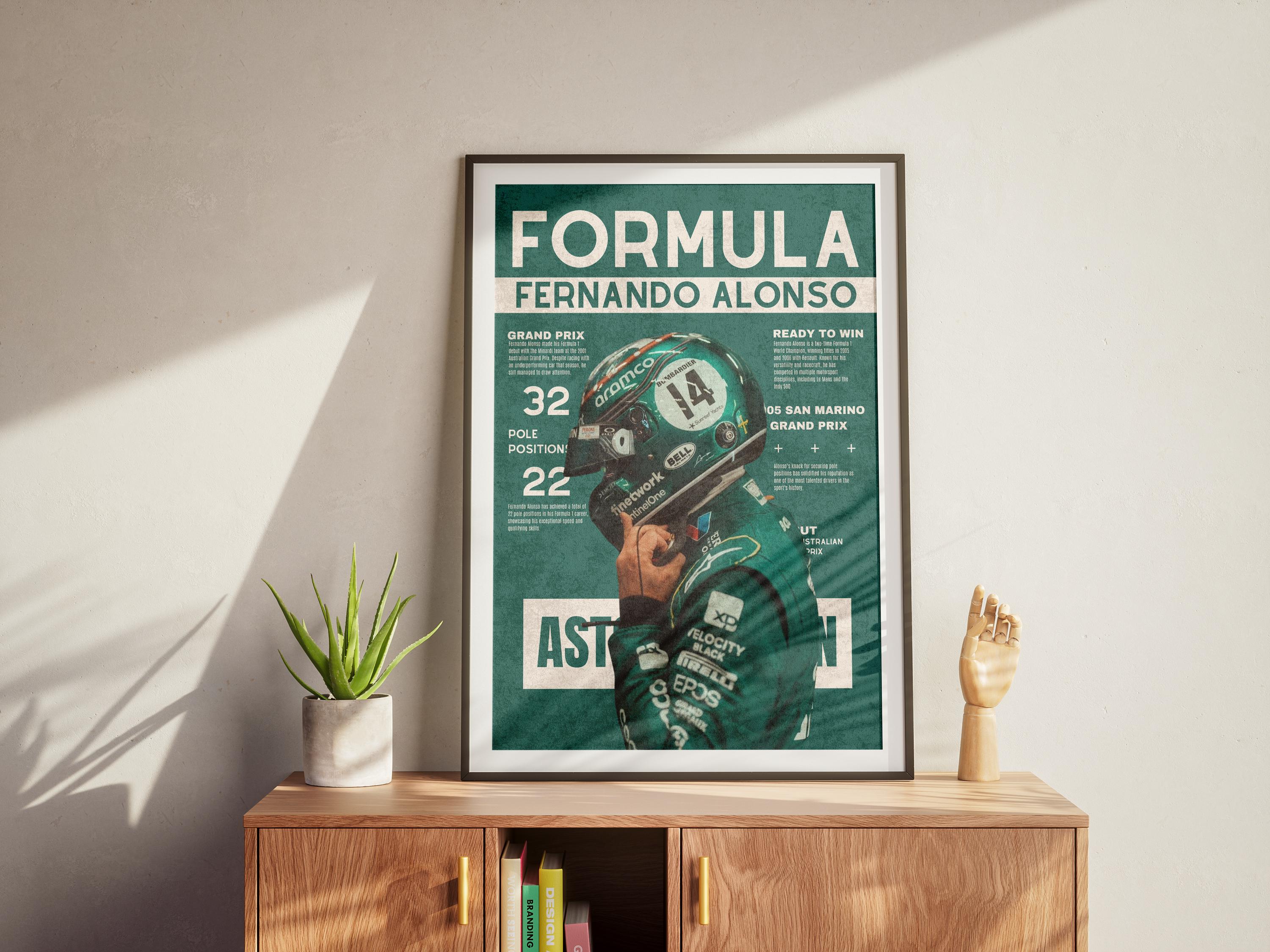 Fernando alonso art - Etsy 日本
