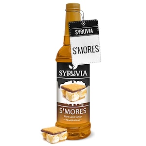 Syruvia S’mores Syrup for Coffee 25.4 fl oz Premium Coffee Flavoring Syrup