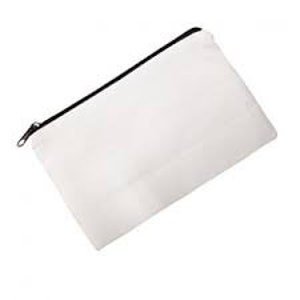 10pack Sublimation Blank Cosmetic Bags Makeup Bags With Wristband For Diy  Craft Zipper Pencil Bags White 8.3 X 5.1 In