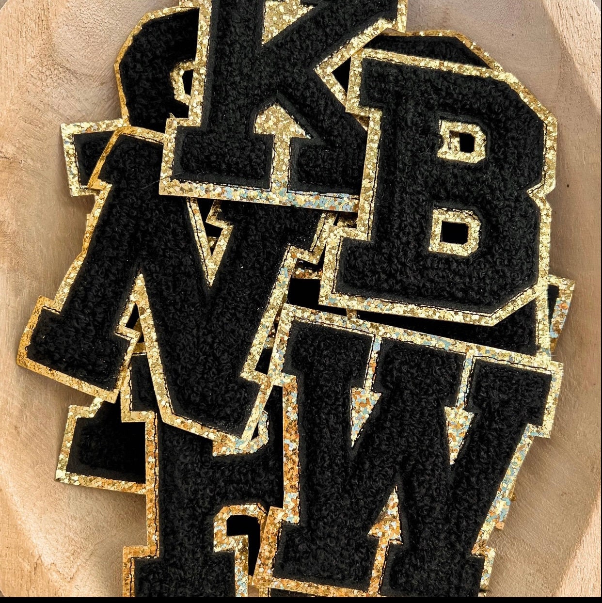 2.35 Inch Chenille Letters Iron on Patches Chenille Letters Chenille  Varsity Letters Letters Letters for Clothes Patch for Jacket 