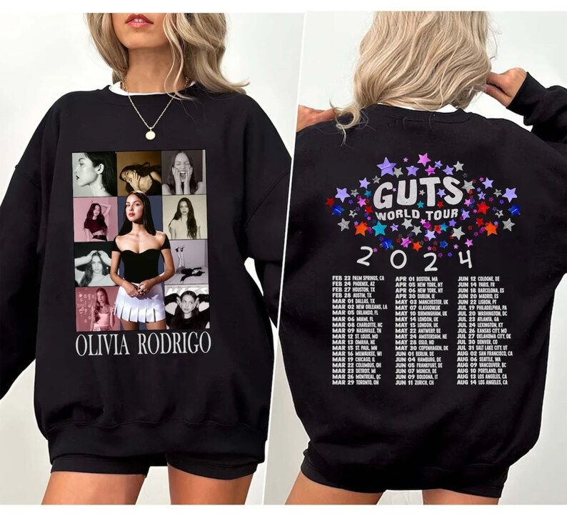 Olivia Guts Tour 2024 Shirt, Olivia Rodrigo Guts Sweatshirt, Olivia