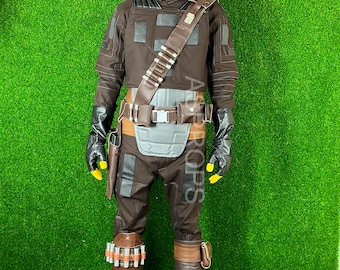 Din Djarin Mandalorian Brown Cosplay | Screen-Accurate Armor Suit Set - Bounty Hunter Costume