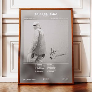 Álbum "Adiós Bahamas Nepal" | Póster del álbum "Nepal" | Póster de rapero | Póster de arte mural del álbum | Póster de álbum musical | Póster de rap francés