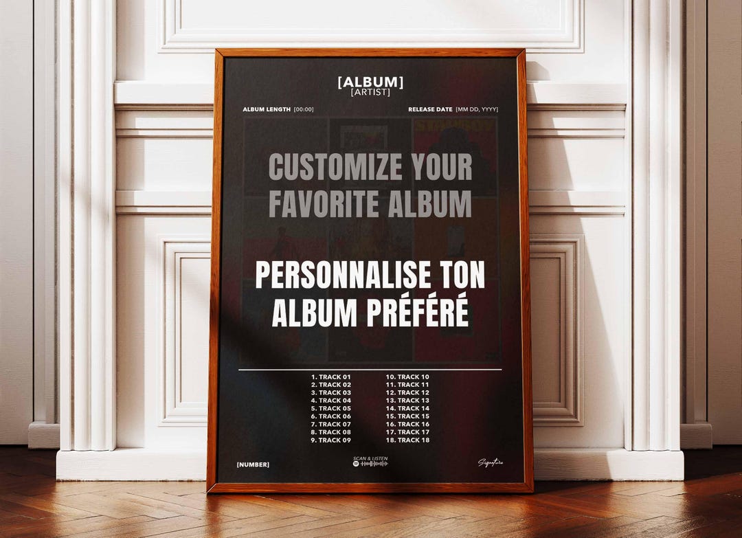 Personalization Poster Album Cover | Album Cover Personalization ...