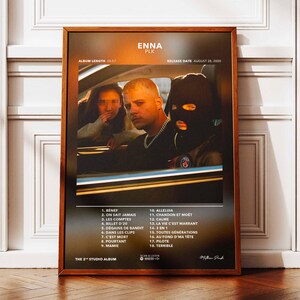 Album Poster Enna PLK | Poster PLK Album | Rapper Poster | Album Wall Art Poster | Music Album Poster | French Rap Poster