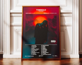 Tombolo Kalash Album Poster | Kalash Tombolo Album Poster | Rap Album Poster | Album Wall Art | Music Album Poster | French Rapper Poster