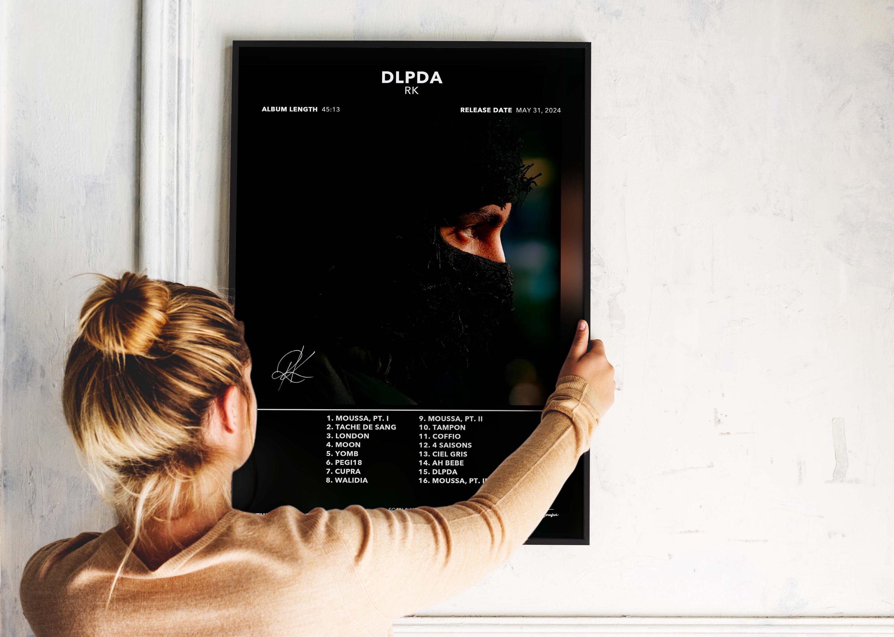 Artist Rk DPLDA RK Album Poster | RK DPLDA Album Poster | Rap Album Poster ...