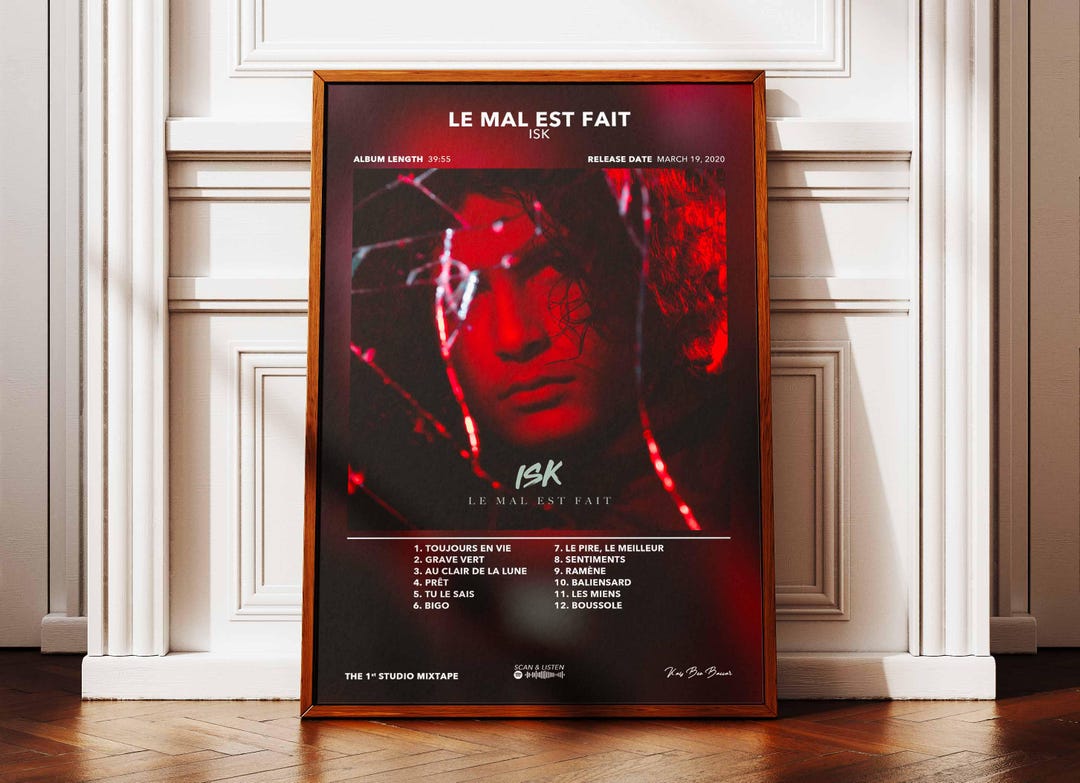Isk Rapper ISK Album Poster | ISK Album Poster | Album Poster | Album Wall Art ...