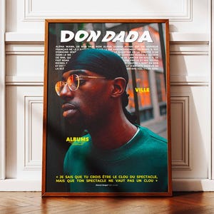 Manifesto Alpha Wann | Manifesto di Aya Nakamura | Manifesto del rapper | Poster di artisti musicali | Poster da parete | Manifesto dell'album musicale | Rap francese