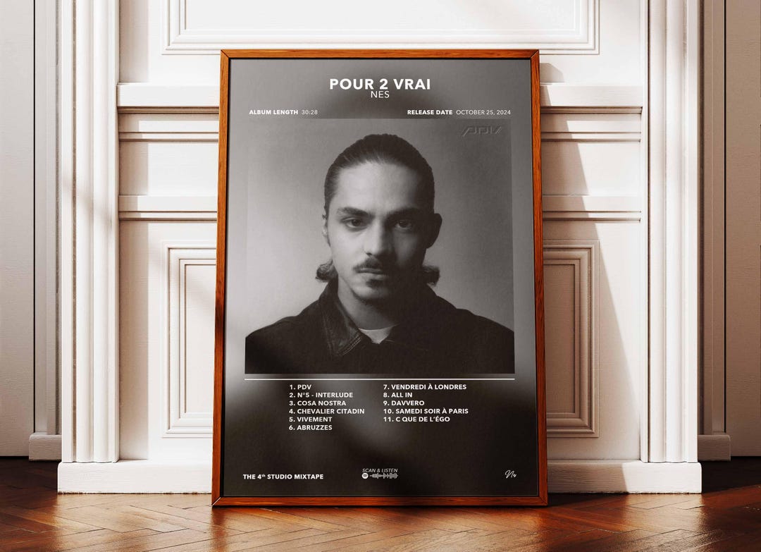 Album Poster for 2 Real Nes | Nes Poster for 2 Real Album | Rap Album ...