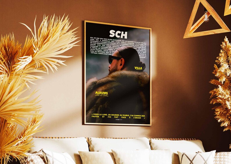 SCH Poster | SCH Poster | SCH Portrait Poster | Music Artist Posters ...
