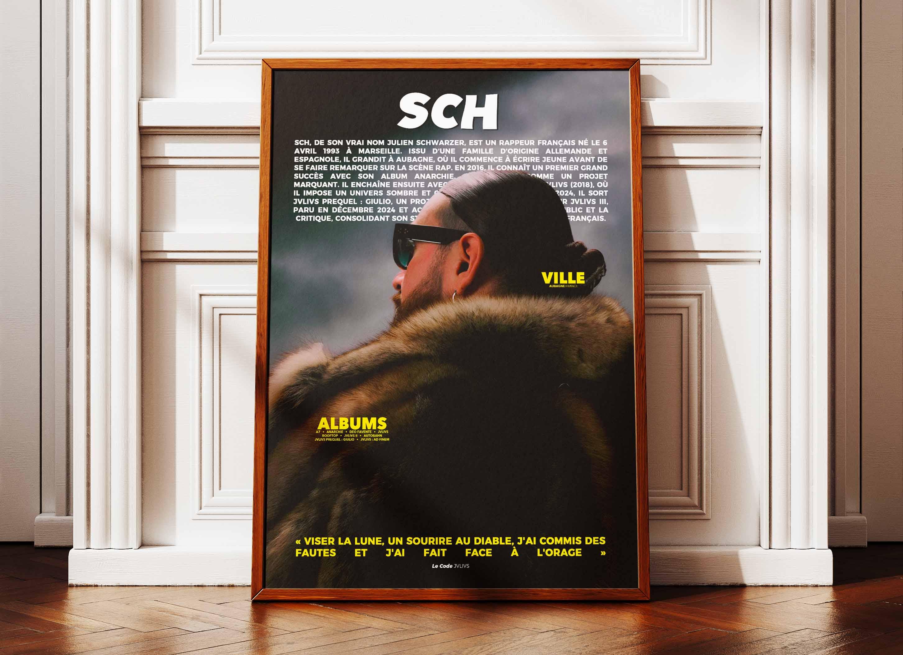 SCH Poster | SCH Poster | SCH Portrait Poster | Music Artist Posters ...