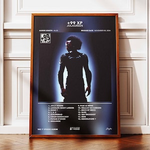 Álbum +99 XP Jolagreen | Póster del álbum Jolagreen | Póster de rapero | Póster de arte mural del álbum | Póster de álbum musical | Póster de rap francés