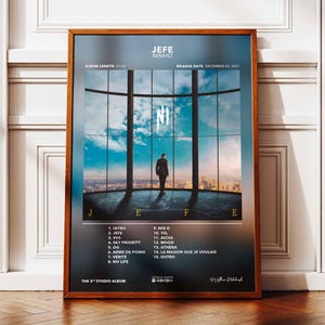 Póster del álbum Jefe Ninho | Póster Álbum Ninho | Cartel del rapero | Póster artístico de pared del álbum | Póster del álbum de música | Póster Rap francés