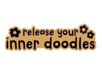 Inner Doodles Sticker: Hand-Drawn Planner Stickers (Digital Download)
