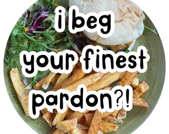 Finest Pardon Sticker: Hand Drawn Planner Stickers (Digital Download)