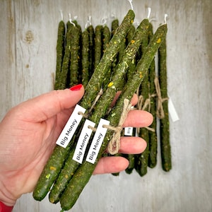 Vela ritual para el dinero: Hechizo de cera de abejas para la abundancia y la riqueza, juego de 3 velas