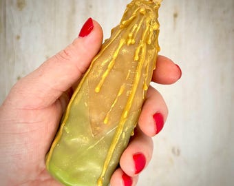 Business Breakthrough Ritual Natural Beeswax Witch Candle for Quantum Leap Prosperity Manifestation