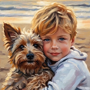 Custom Portrait Painting From Your Photo, Digital Family Oil Painting, Custom Couple Portrait, Personalized Print on Canvas Ready to Hang