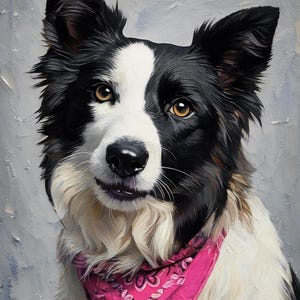 Custom Pet Portrait, Dog Painting from Photo, Pet Memorial Gifts, Dog Portrait, Pet Loss Gifts, Digital Oil Painting Print, Pet Memorial Art