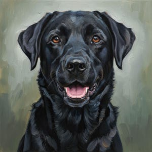 Custom Pet Portrait Custom Dog Painting From Photo Pet Memorial Gift Digital Oil Painting Printed on Canvas Cat Portrait Custom Dog Portrait imagen 12
