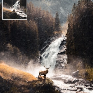 Custom Painting from Photo, Custom Landscape or Portrait Painting, Custom Birthday Gifts for Husband, Digital Oil Painting Printed on Canvas afbeelding 9