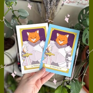 Tarot Karte Katzen Druck