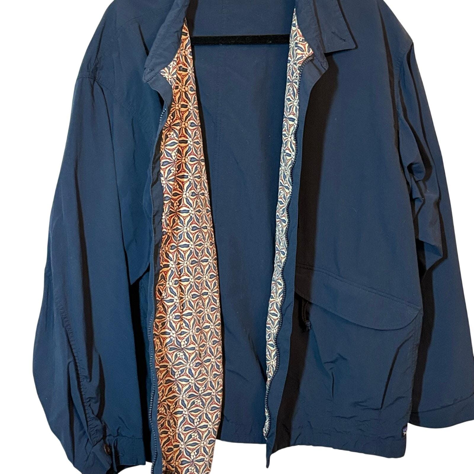 90’s patagonia baggies jacket vintage Vintage RARE Patagonia Baggies Jacket Mens L Navy Nylon Field 90's