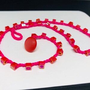 The &quot;Mollie&quot; Necklace * Youth jewelry * tween girl * choker like * Bubblegum Pink * Pink Obsessed * Kid friendly ready to ship and love
