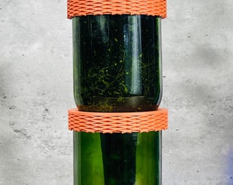 Upcycled Wine Bottle Planter (750 ml)