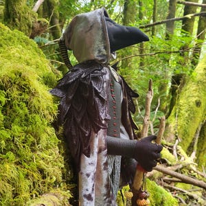 The Wanderer - Raven Rogue Cloth Doll