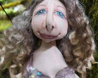 Mermaid Hanging Cloth Doll