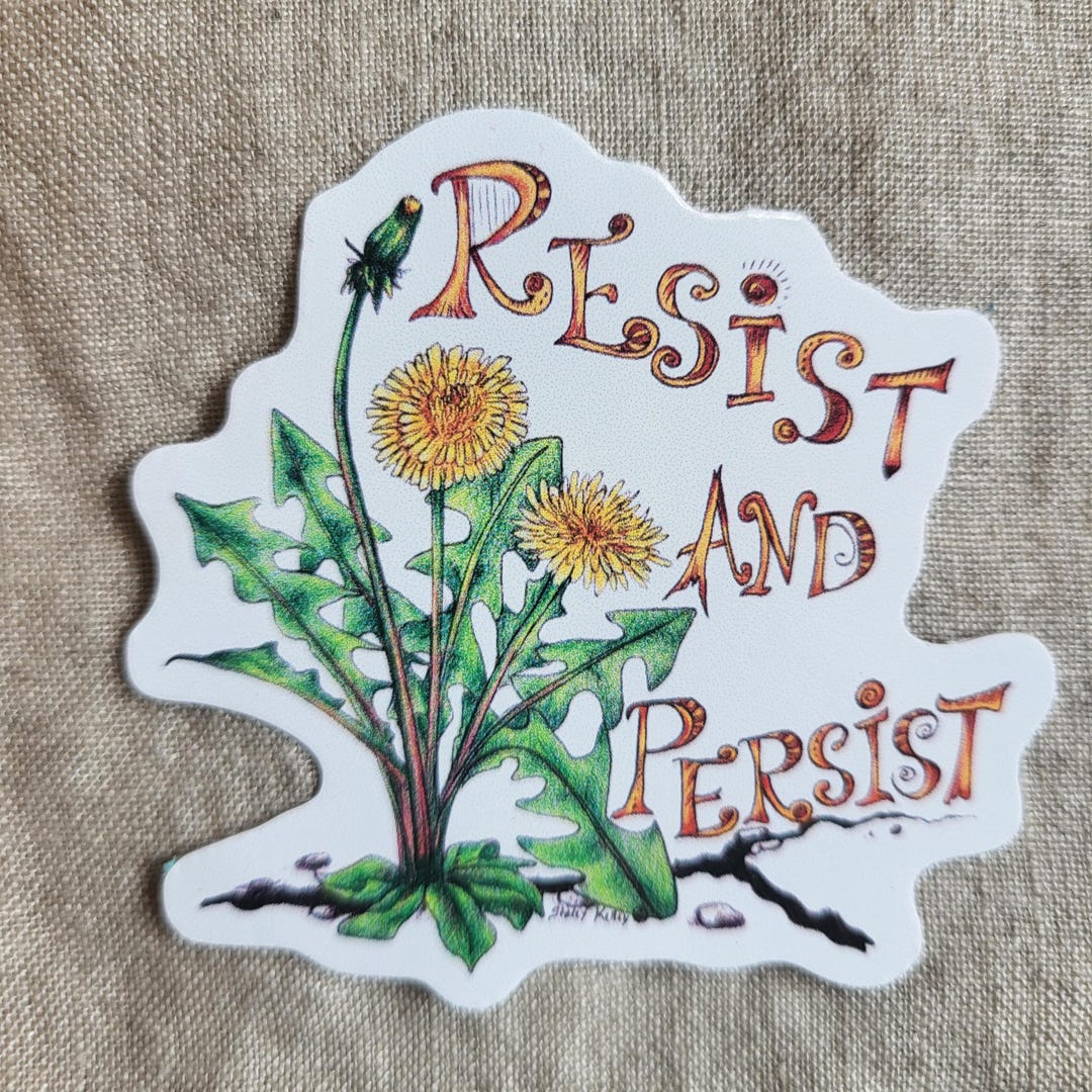 Resist and Persist Sticker - Etsy